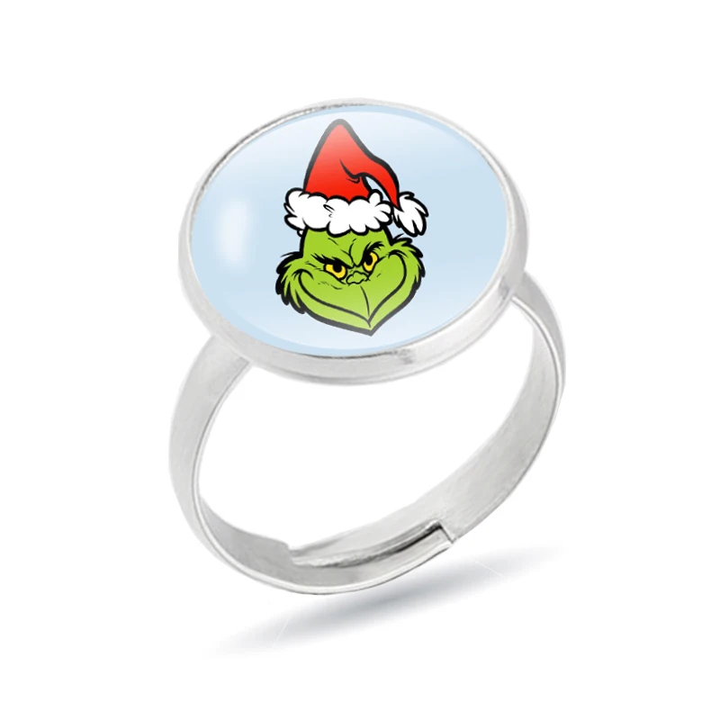 Дропшиппинг Grinch палантин рождественские кольца брелок подарок для женщин