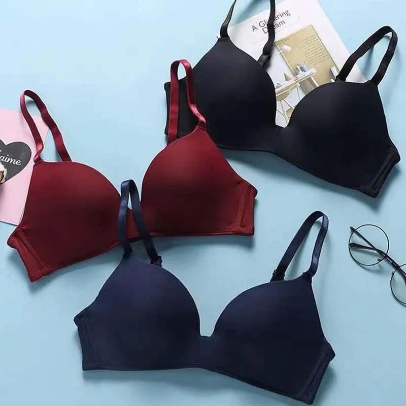 Evelyn Bra A/B Cup Women Seamless Bra Sexy Underwear Bralette Push Up Bra Female Brassiere Intimate Lingerie Solid Color Wirefree Bras Evelyn Bra A/B Cup Women Seamless Bra Sexy Underwear Bralette Push Up Bra Female Brassiere Intimate Lingerie Solid Color Wirefree Bras