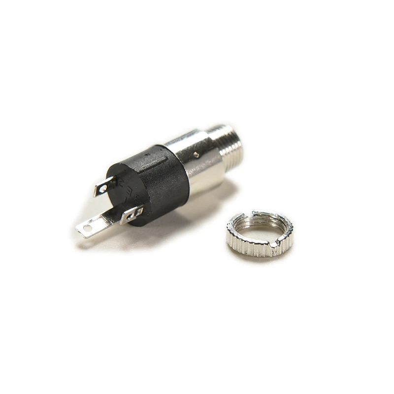 10Pcs PJ-392 3 Pin 3.5mm Stereo Headphone Audio Video Jack Socket Connector Plug With Nut For Mobile Phone MP3/MP4 Player |