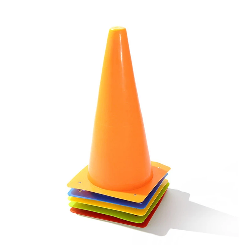 10 шт./лот 9/12 дюйма пластиковые мягкие дорожные конусы для тренировок по футболу