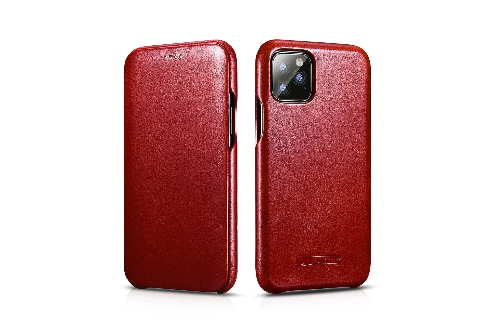 ICARER флип-чехол для iPhone 11Pro Max из натуральной кожи бизнес-книга Защитная крышка для Apple iPhone 11 бренд