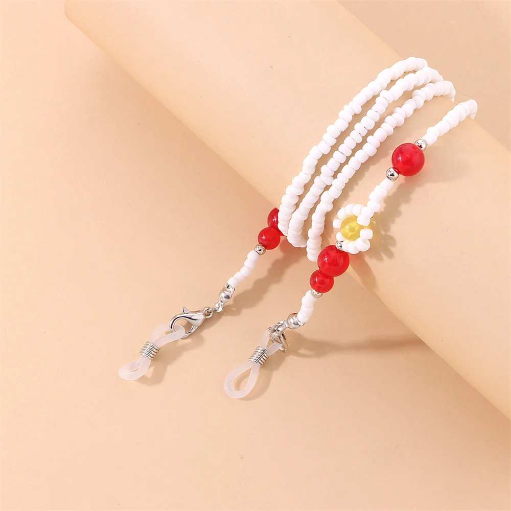 

YOUVI Boho Reading Glasses Chain Retro Beads Eyeglass Sunglasses Spectacle Cord Neck Strap String Mask Chain Jewelry Accessories