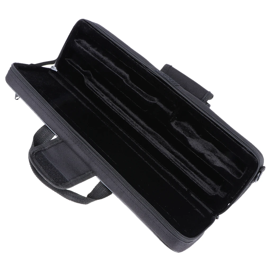 Классический мягкий чехол для переноски с флейтой боковым карманом и наплечным