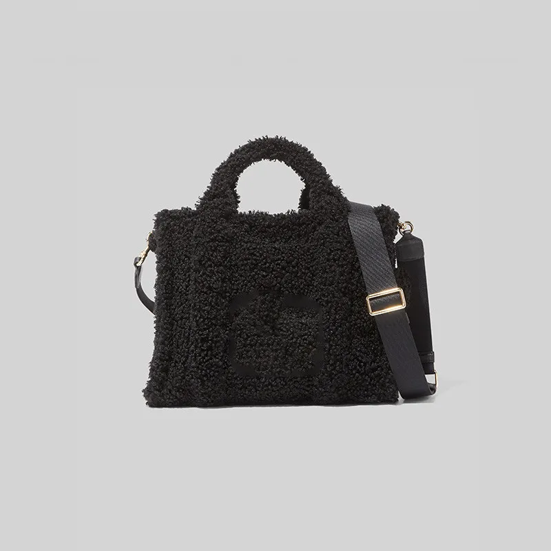 

Teddy Series Small Marc Jacobs Plush Tote Bag Fashionable Cute Commuter Bag Shopping Bag Handbag