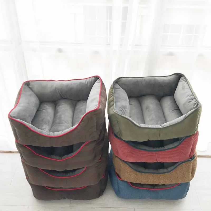 Моющаяся кровать для собак кошек гнездо сна всесезонные товары домашних