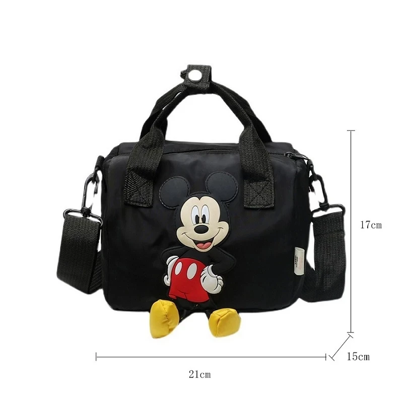 

6 Style Disney Mickey Mouse Cartoon Girl Handbag Children Storage Bag Girls Cartoon Mickey Minnie Mouse Bowling Bag Shoulder Bag