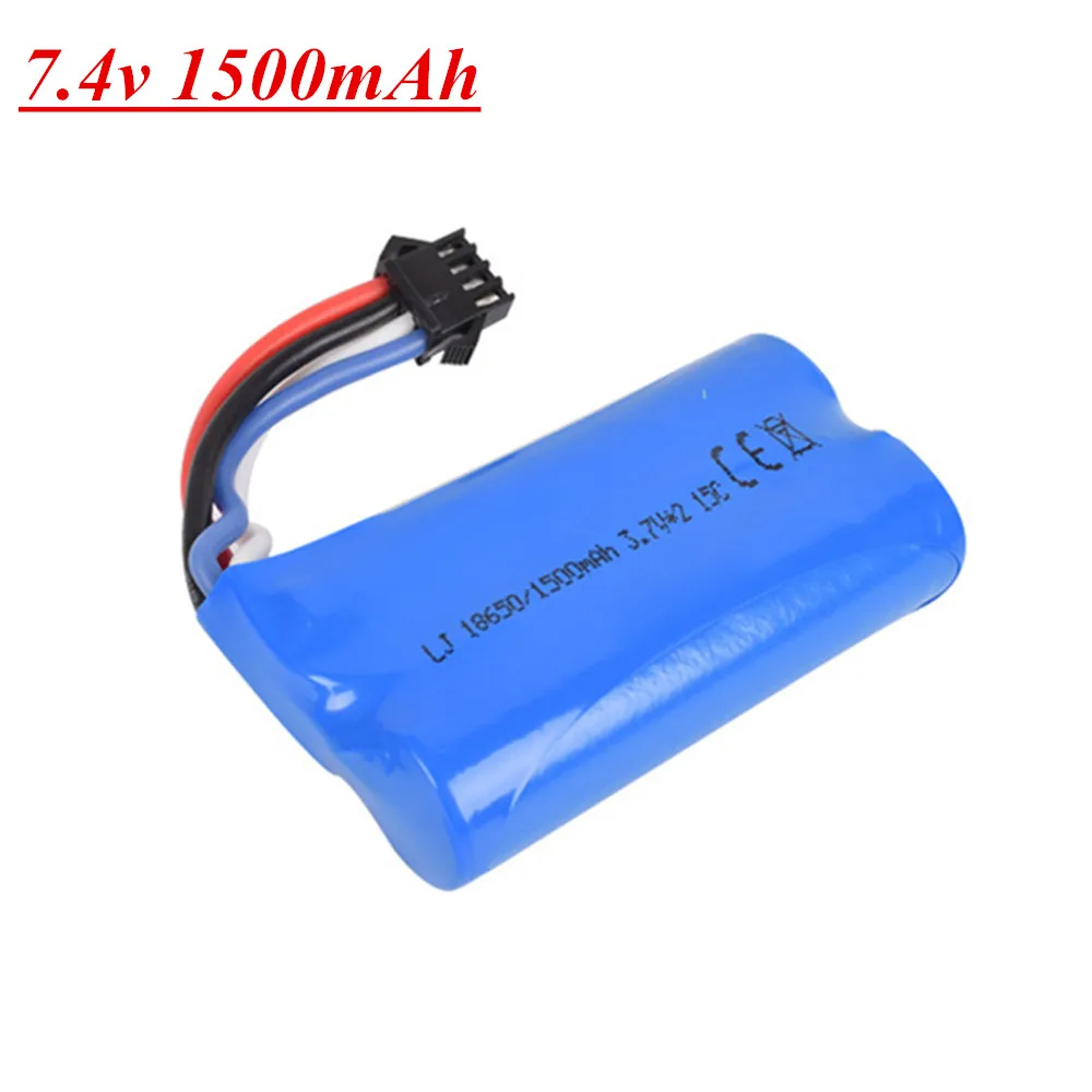 7 4 v (1500 x2) 18650 mah 15C 962 Li Ion SM 4P Plug Аккумулятор RCHQ961 1002 UD1902 игрушечный аккумулятор
