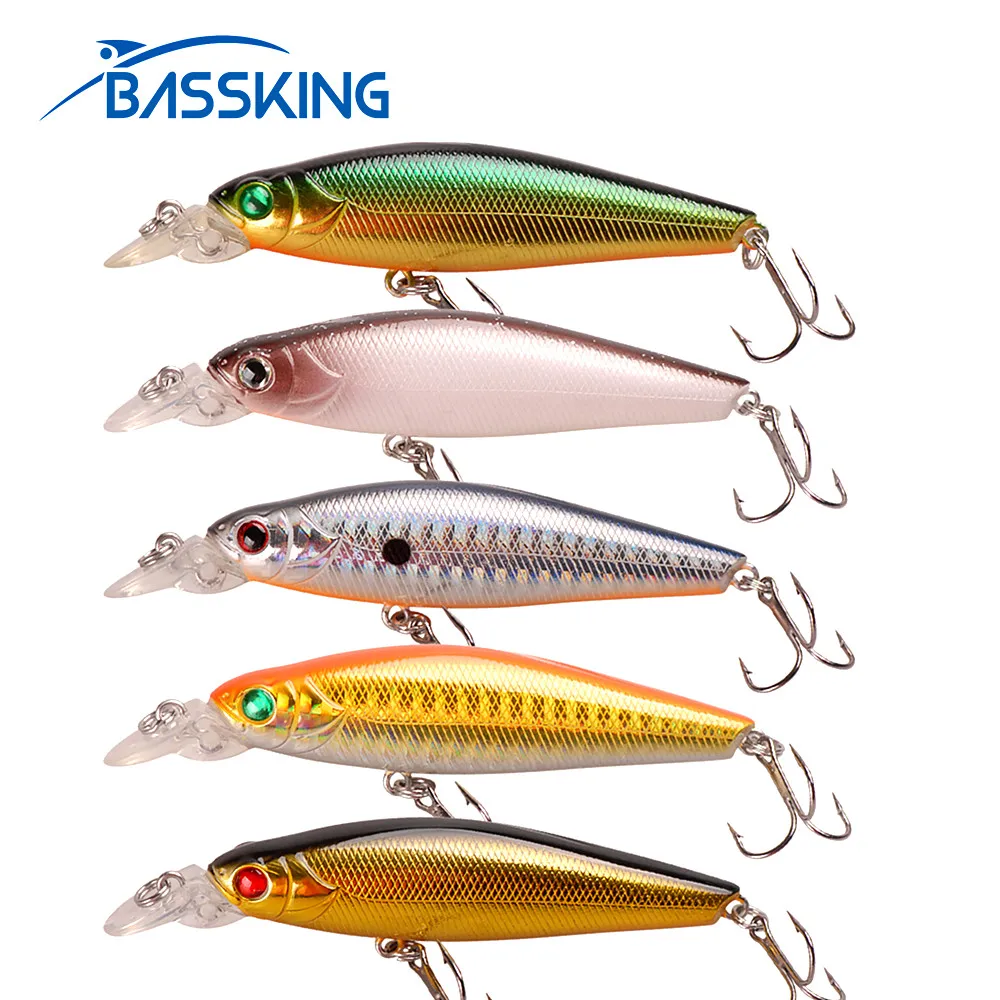 

BASSKING приманка в виде гольяна 7,5 см, 9 г, искусственная жесткая приманка для морской рыбалки, приманка для морской воды, искусственная приманк...