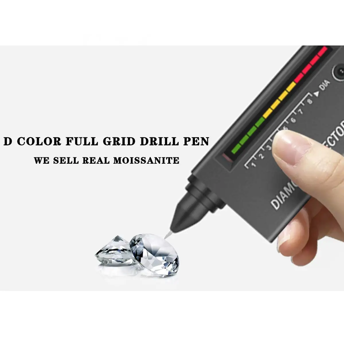 Бриллиантовое кольцо Szjinao с муассанитом 3 карата | Украшения и аксессуары