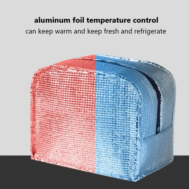 

Portable Insulation Lunch Box Storage Bags Large-capacity Lunch Work Carry Bags Aluminum Foil Thickened Meal Storage Organizer
