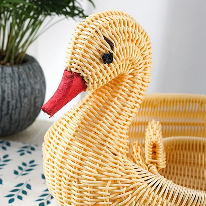 2 Pcs Imitation Rattan Weaving Receive a Basket Clothes with Bar Soap Dish Tray Drain | Дом и сад
