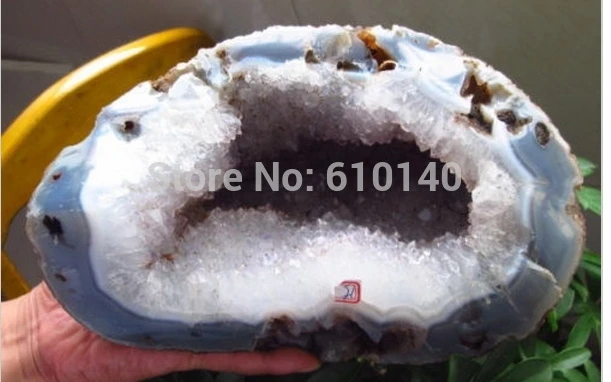 ZCD 0498 аметист агат кристалл кварца Geode шар из Бразилии | Дом и сад