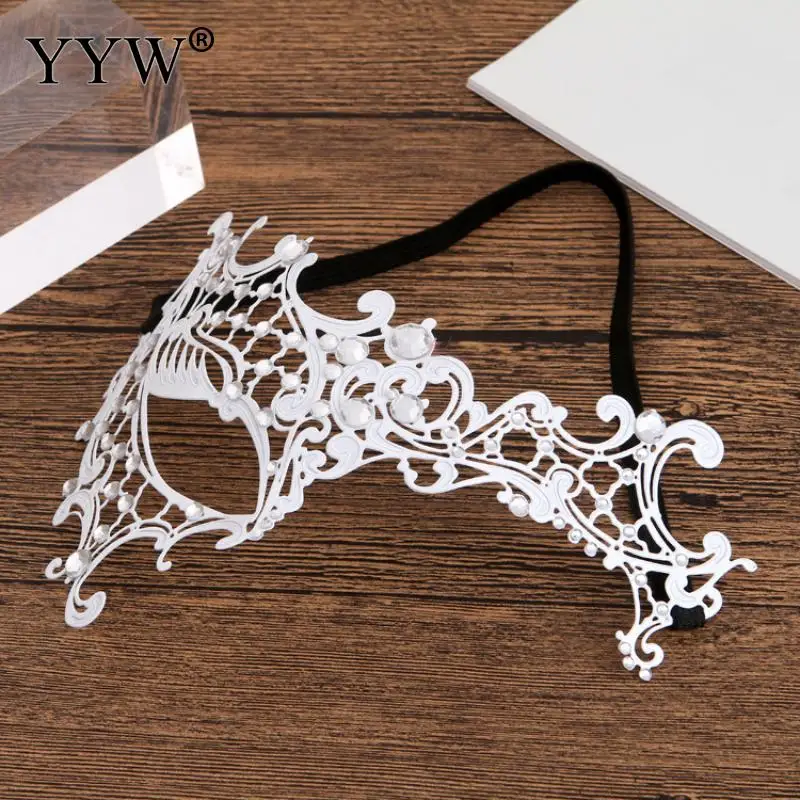 Венецианская маскарадная маска "Venice Masquerade Masks Party Carnival Mask Venetian Iron Hollow Sexy Masker Fancy Dress Costume Maske Halloween Masque on".