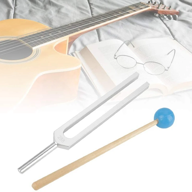 

10Pcs/Set Aluminum Tuning Fork Healing Sound Vibration Therapy Sound Tool 256Hz--512Hz