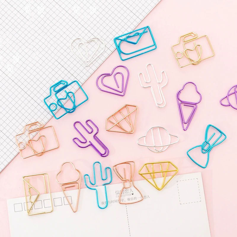 10 шт. металлические зажимы для бумаги | Канцтовары офиса и дома