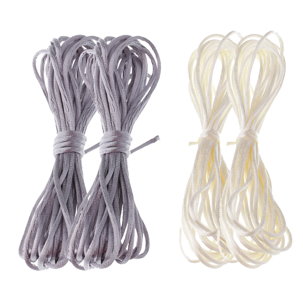 4 Bundles Mixed Crafts String DIY Jewelry Making Waxed Cord for Bracelet Pendant Necklace Thread | Украшения и аксессуары