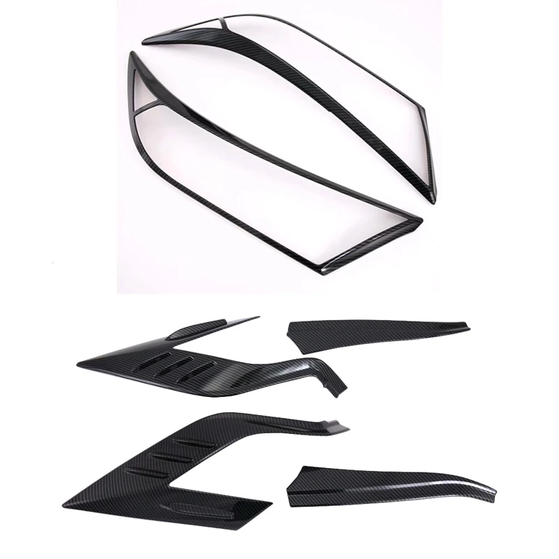 АБС пластик хромовое углеродное волокно стильный Автомобильный задний фонарь