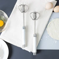 magixun 1pcs stirrer semi automatic white egg beater diy baking tool ppstainless steel multipurpose kitchen supplies