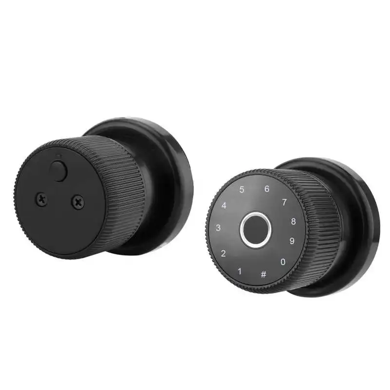 Умный дверной замок со сканером отпечатков пальцев и механическим ключом для