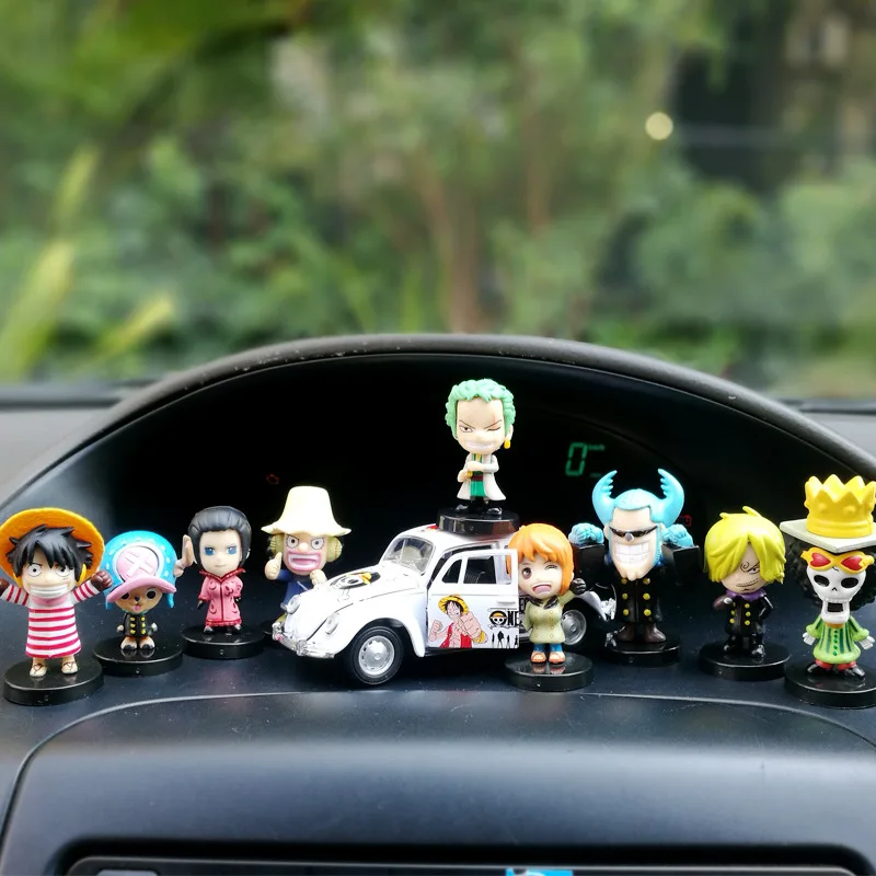 9 шт./лот один раз штучная фигурка Луффи Зоро игрушки Санджи и нами Чоппер Робин