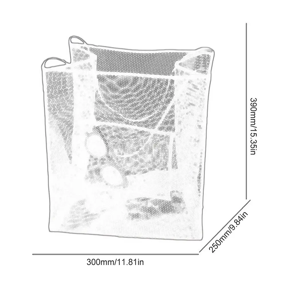 

Mesh Single Shoulder Bag All-match Foldable Shopping Bag Beach Net Bag Large Capacity Clear Mesh Bag