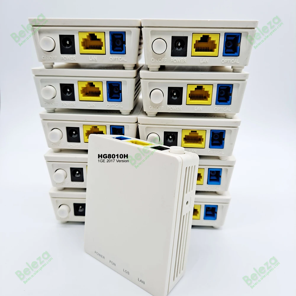 Бесплатная доставка 10 шт. б/у Epon ONU HG8010H ftth оптоволоконный маршрутизатор ont 1GE с