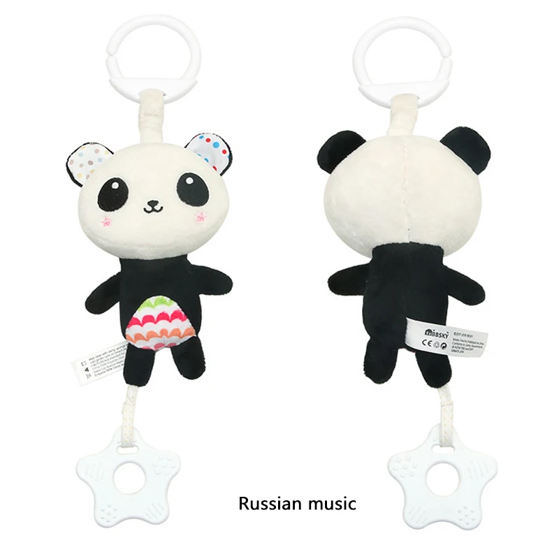 Plush Baby Rattles 3 Игрушки для малышей музыкальные детские погремушки/Moblie коляска игрушка плюшевый мультфильм новорожденный/Развивающие игрушки для малышей игрушки 0-12 месяцев - Цвет: Plush Baby Rattles 3