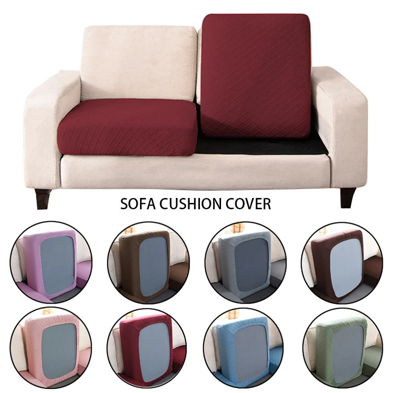 

Sofa Cushion Cover Slipcovers Protector Fabric Replacement Home Decor Stretchy Sofa Seat Cushion Cover Couch 10 Colors