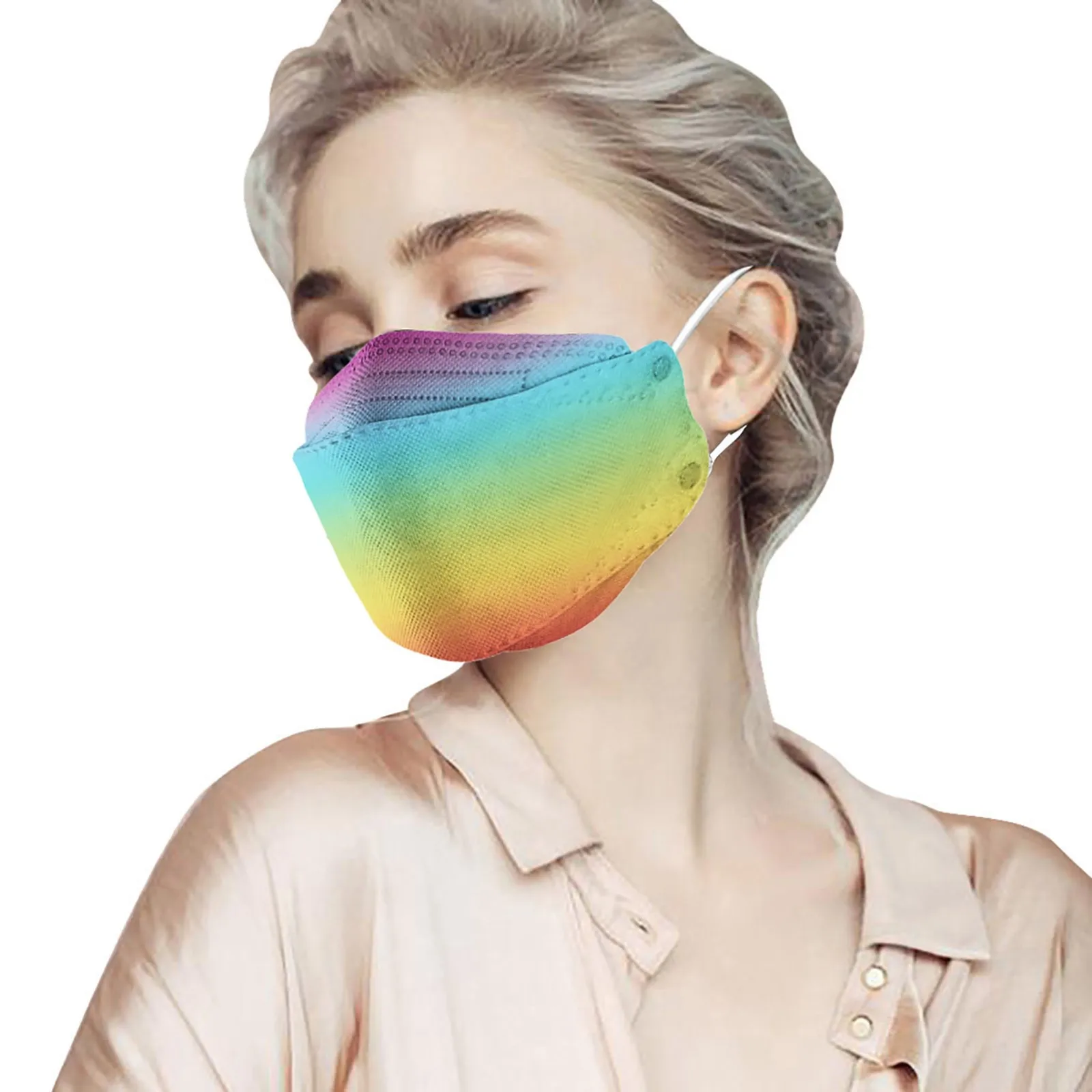 3d маски для защиты Реалистичная тушь лица с принтом модная Маска рта косплей