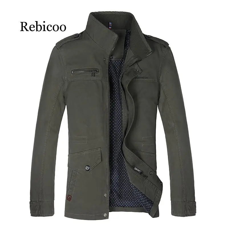 

Мужская куртка, Тренч, Повседневная облегающая куртка, на осень