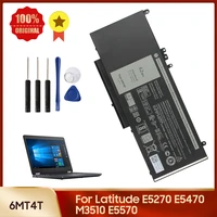 original battery 6mt4t for dell latitude e5270 e5470 m3510 e5570 genuine laptop battery