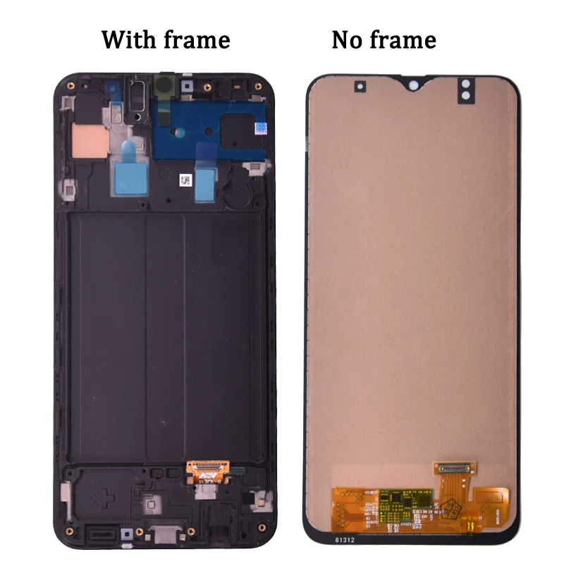 For Samsung Galaxy A50 SM-A505FN/DS A505F/DS A505 LCD Display Touch Screen Digitizer With Frame For Samsung A50 lcd enlarge