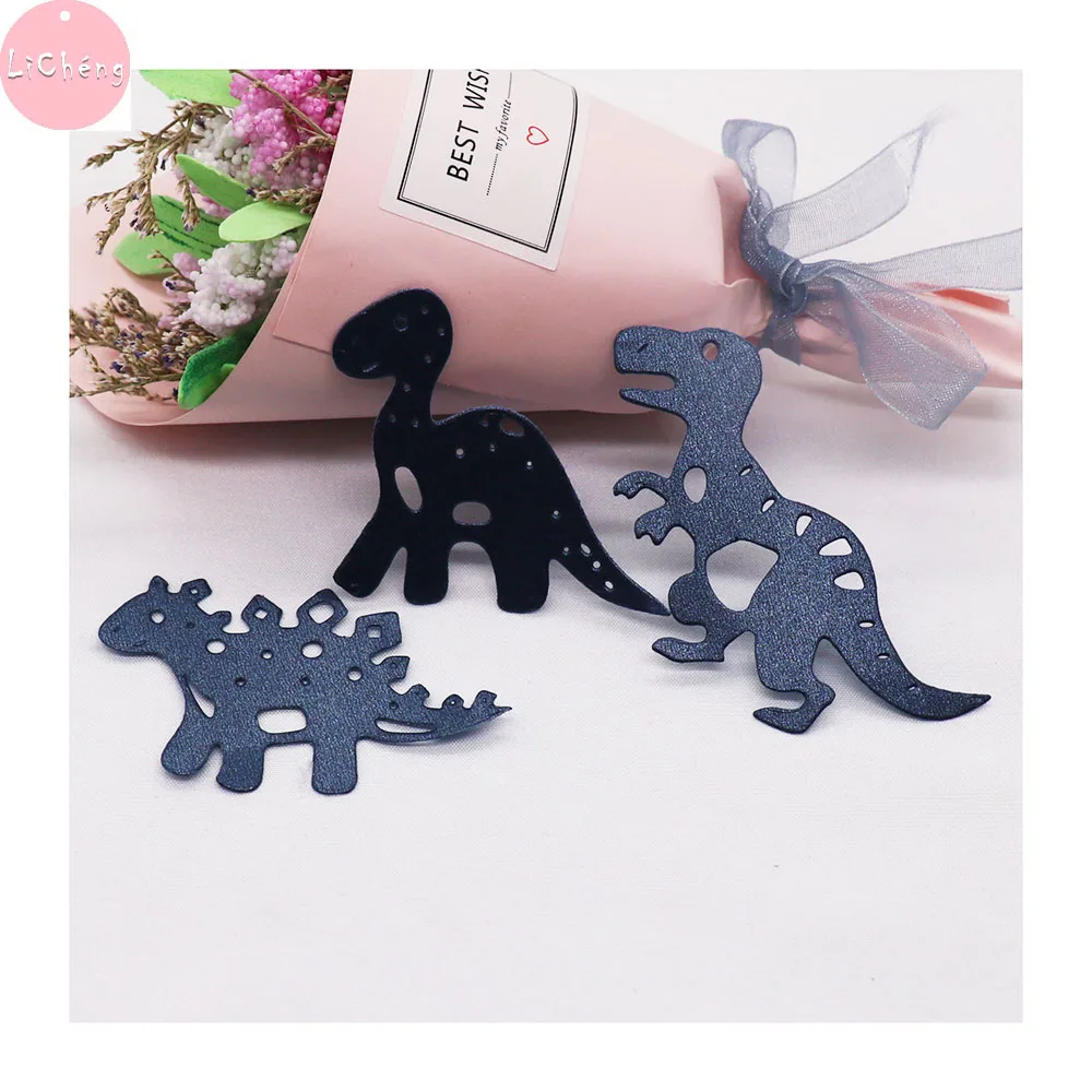 

Dinosaurs Metal Cutting Dies Stencil Diy Craft Mold Embossing Folder Animal Dies Scrapbooking Photo Album Card Making