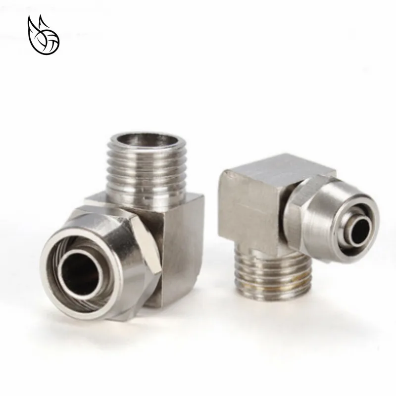 Пневматический фитинг наружная резьба 1/8 &quot1/4&quot 3/8 &quot1/2&quot латунный 4 6 8 10 12 мм OD