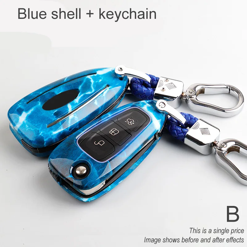 Новинка модный автомобильный флип чехол для ключа с дистанционным управлением