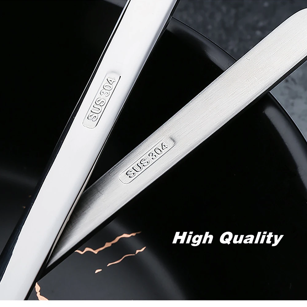 Столовая посуда набор столовых приборов ножей вилок ложек из нержавеющей стали