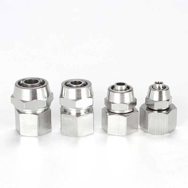 

OD 4/6/8/10/12mm Hose Tube 1/8''/ 1/4'' 3/8'' 1/2'' Female Thread Pneumatic Fast twist Fittings Quick Joint Coupler Connector