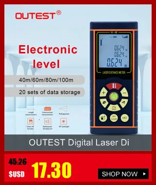 OUTEST VC921 мини цифровой мультиметр True-RMS Автоматический диапазон частоты AC/DC напряжение 4000 отсчетов карманный размер метр
