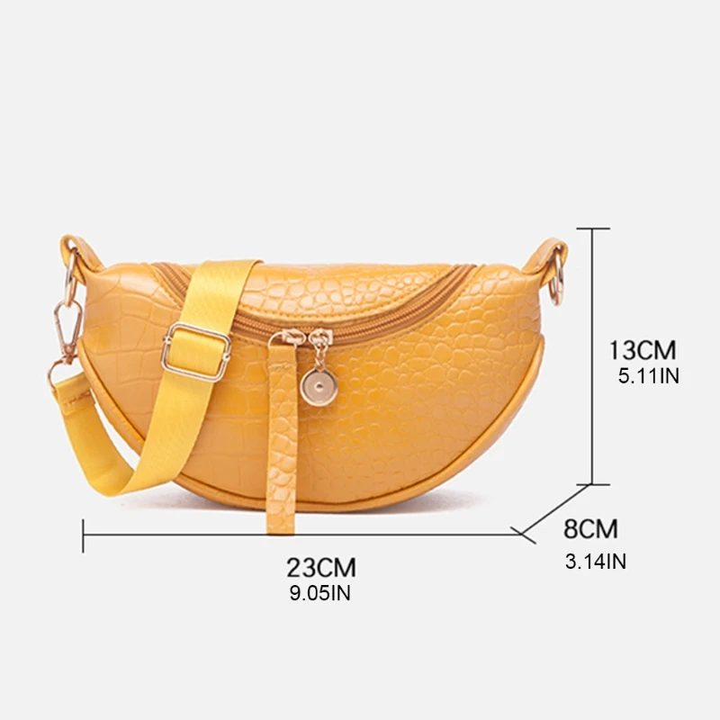 

Women's Fashion Waist Bag Chest Pocket Fanny Travel Pouch Shoulder Crossbody Bag