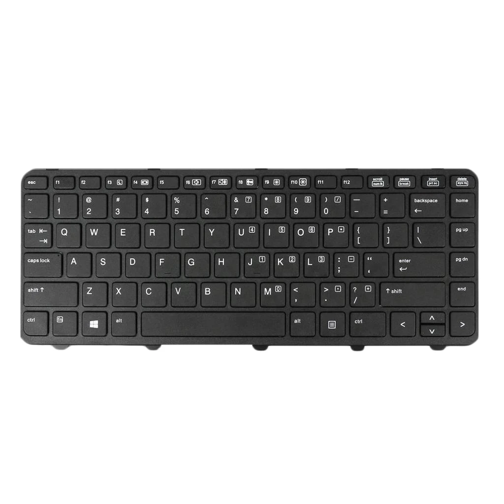 Раскладка «американский английский» ноутбук замена Keyobard для hp 640 G1 645 G1 клавиатура с каркасом для ноутбука без точки высокое качество новое поступление