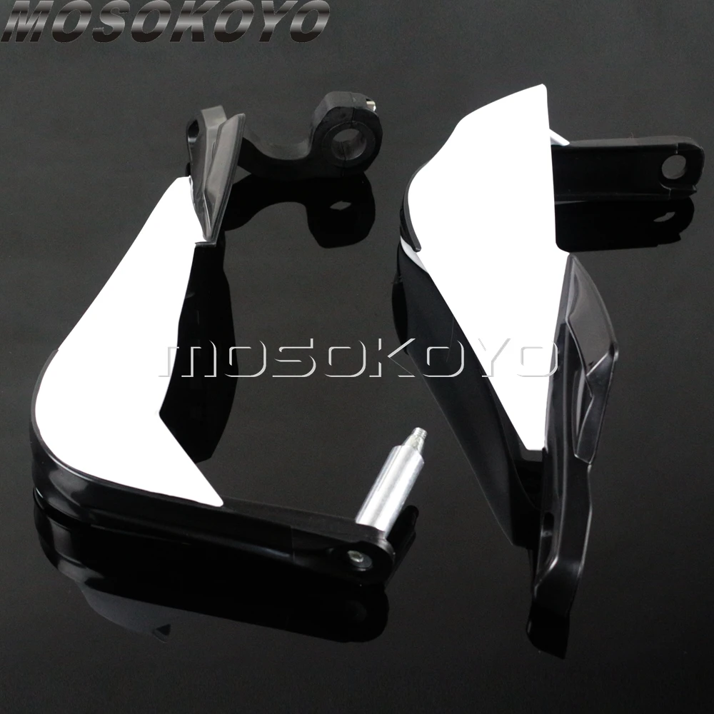 Белый Dirt Bike 28 мм Handguard 7/" ручной щиток для KTM Duke SXF XCF EXC SMR Husqvarna TE TC 125 250 490 790 1290 Универсальный