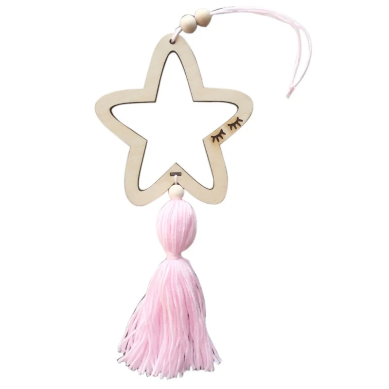 Искусственное деревянное украшение для детской комнаты в скандинавском стиле