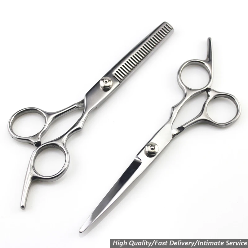 6 дюймов Резка истончение стайлер для укладки волос ножницы из нержавеющей стали