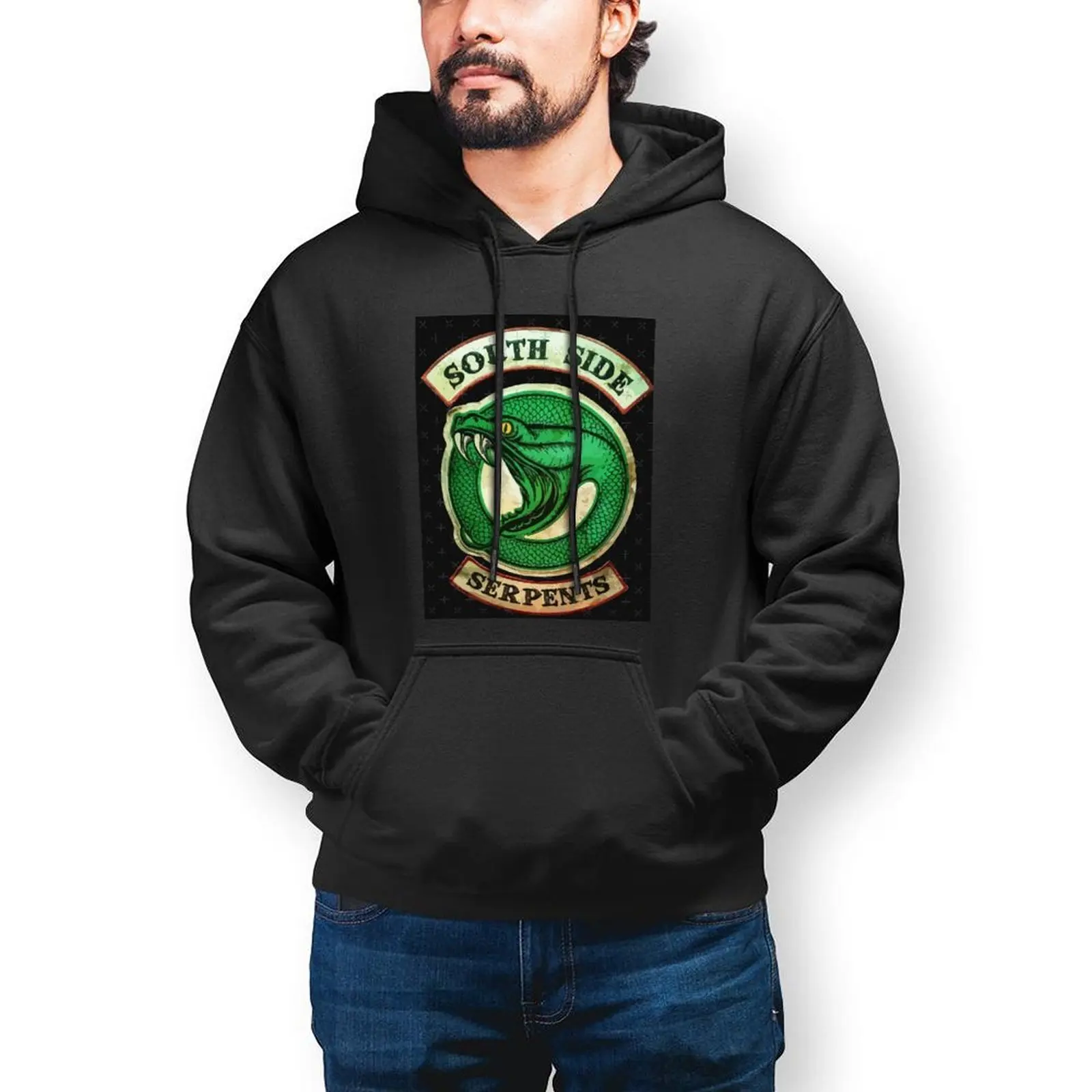 

Riverdale Southside Hoodies Cotton Outdoor Pullover Hoodie Winter Long Sleeve Popular Hoodie XL Men