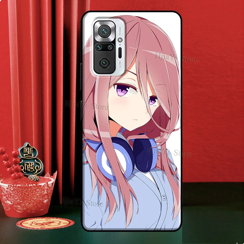 Чехол Nakano Miku для Xiaomi Redmi Note 12 Pro 11 9 8 10 9S 10S 11S 12S 12C 9C 10A 10C |