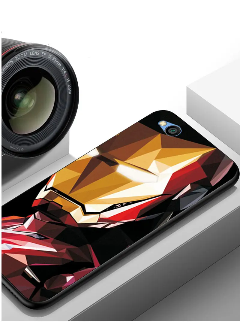 Супергерой чехол для телефона для Xiaomi redmi Go чехол для redmi Go Marvel Мстители черный ТПУ бампер для Xiaomi redmi Go redmi go 5,0"