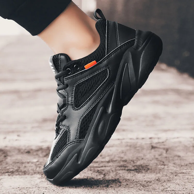 

Men Male Walking Shoes Ultralight Flexible Breathable Sneakers Men's Comfortable Non-slip Outdoor Casual Shoes Plus Size 39-48