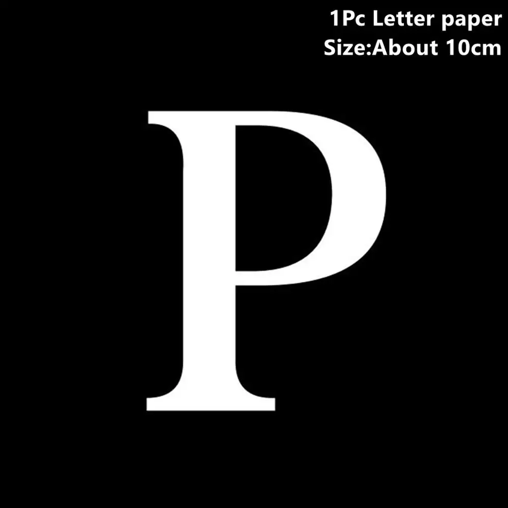 Paper Letter P Taoup детская прозрачная коробка для хранения воздушных шаров с днем рождения принадлежности для детского душа сувениры бумажная картонная коробка подарочная упаковка - Цвет: Paper Letter P