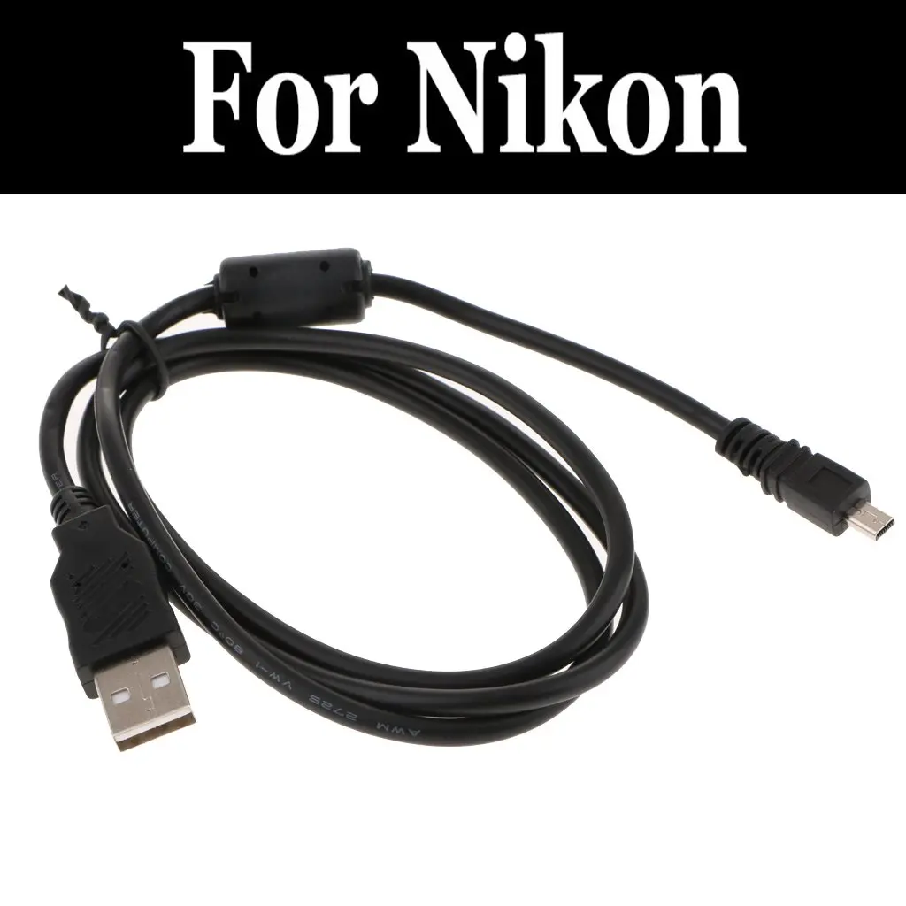 

USB Data SYNC Cable Lead Battery Charging Wire Camera For nikon Coolpix S1100pj S1200pj S2900 S30 S3000 S31 S3100 S32 S33 S3300