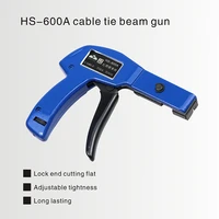 colors hs 600a cable tie gun for nylon fastening cutting tool pliers special for width 2 4 4 8mm bundling cable